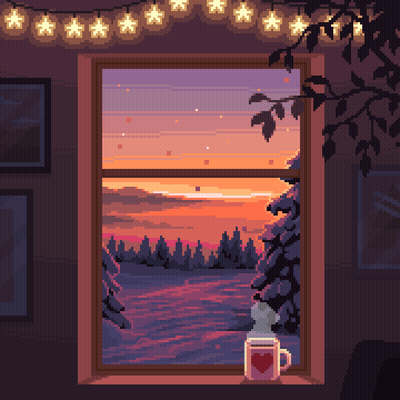 Sunset Coffee GIF