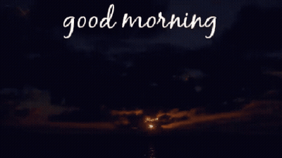 Sunset Good Morning GIF