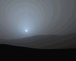 Sunset Mountain Fogs GIF