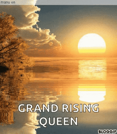 Sunset Over Lake In Mountains Grand Rising GIF