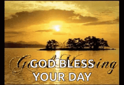 Sunset Over Water Good Blessing Your Day GIF