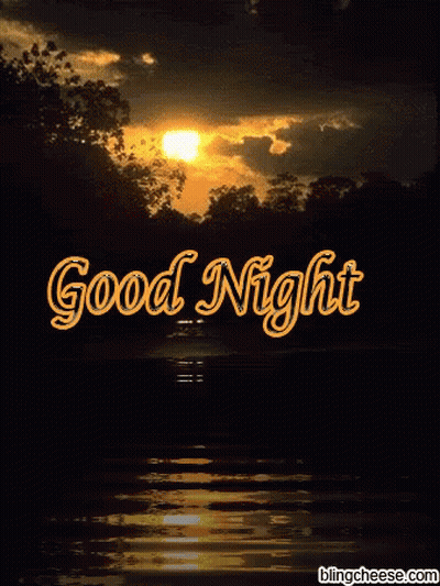 Sunset Saying Good Night GIF