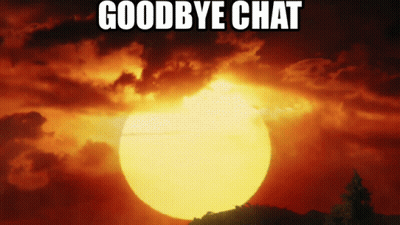 Sunset Saying Goodbye Chat GIF