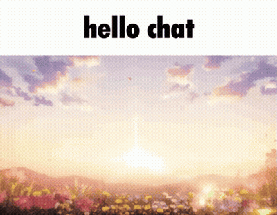 Sunset Saying Hello Chat GIF