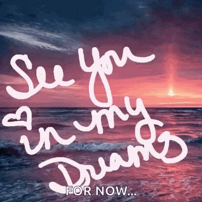 Sunset Saying See You In My Dreams For Now GIF
