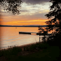 Sunset Superior Lake