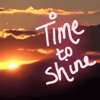 Sunset Time To Shine GIF