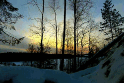 Sunset Winter Finland GIF