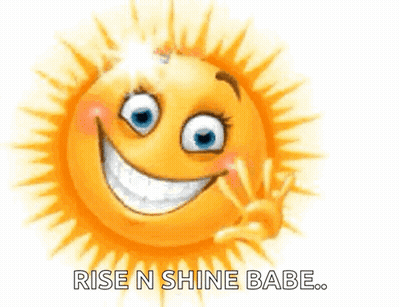 Sunset Wishing You A Beautiful Morning GIF