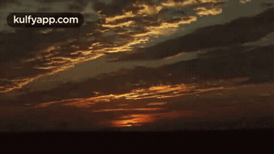 Sunset With Clouds GIF