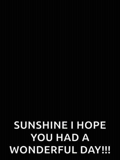Sunset With Good Evening Sunshine I Hope You Had A Wonderful Day GIF