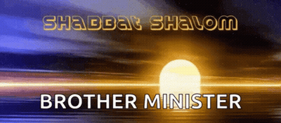 Sunset With Shabbat Shalom Brother Minister GIF
