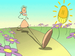 Sunshine Walk It's A Pretty Day GIF