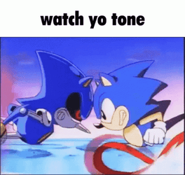 Super Attack Of Sonic Meme GIF