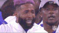 Super Bowl Football Player Happy Tears GIF
