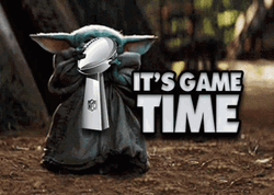 Super Bowl Its Game Time Yoda GIF