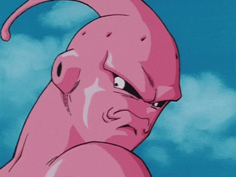 Super Buu Smile GIF