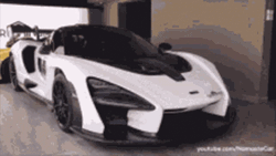 Super Car British McLaren White GIF