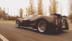 Super Car Stunning Black Fast Drive GIF