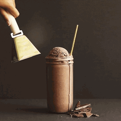 Super Chocolate Milkshake GIF