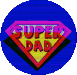 Super Dad Fathers Day Sticker GIF