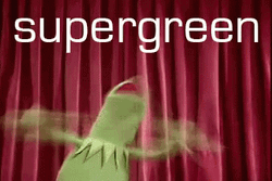 Super Green Kermit The Frog