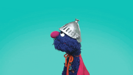 SuPer Grover Wants To Fly Muppets GIF