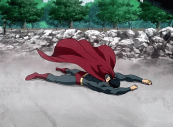 Super Hero Exhausted GIF