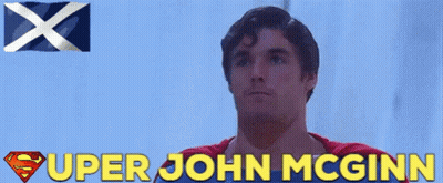 Super John McGinn Scottish Flag Poster GIF
