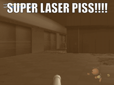 Super Laser Piss!!! GIF
