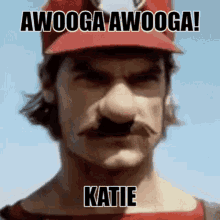 Super Mario Awooga Katie Meme GIF