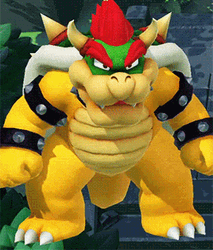 Super Mario Bowser King Koopa Bumping Fists