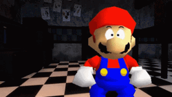 Super Mario Creepy Clap GIF