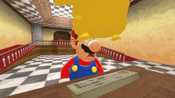 Super Mario Flying Pikachu GIF