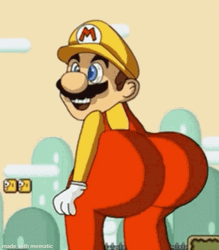 Super Mario Funny Twerk GIF