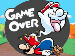 Super Mario Game Over GIF