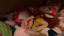 Super Mario Logan Jeffy Squishmallow Collection GIF
