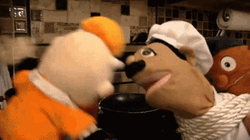 Super Mario Logan Puppet Smack GIF