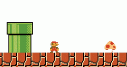 Super Mario Mushroom Big Upgrade GIF