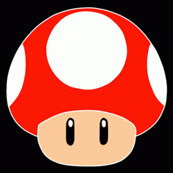 mario mushroom vector