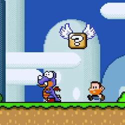Super Mario Mushroom Grow Cartoon GIF