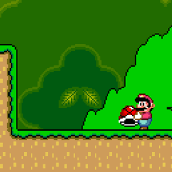 Super Mario Mushroom Level Points GIF