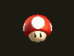 Super Mario Mushroom Spinning GIF