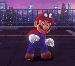 Super Mario Odyssey Happy Dancing GIF