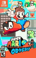 Super Mario Odyssey Hat With Eyes GIF