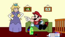 Super Mario Odyssey Princess Peach Animation GIF