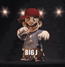 Super Mario Rap As Big J GIF