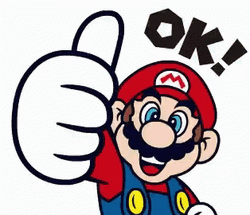 Super Mario Thumbs Up