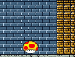 Super Mario World Mega Mushroom GIF