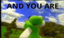 Super Mario Yoshi You Are Ban  GIF